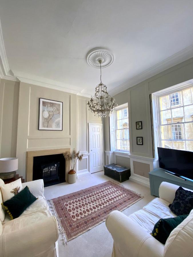 Elegant Georgian Apartment In Bath'S Iconic Centre Exterior photo